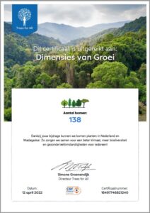 Certificaat bomen april 2022 