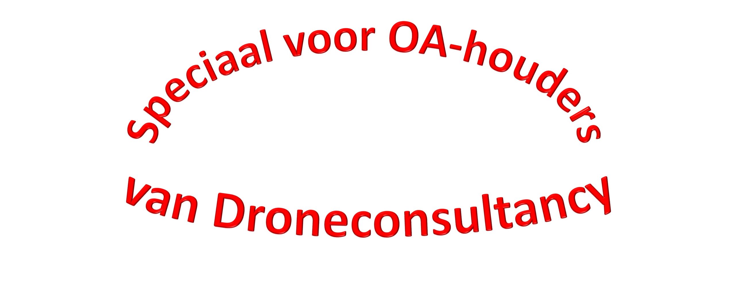 Droneconsultancy OA-houders